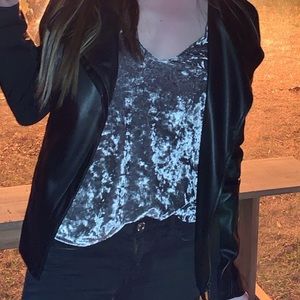 American Eagle velvet tank